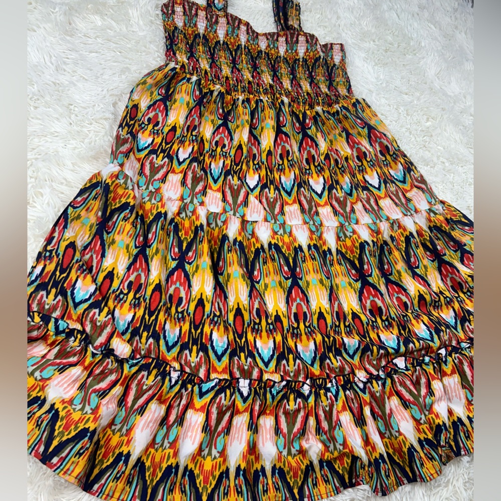 Colorful Patterned Sundress - Picture 2 of 3